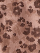Brown - Girls Cheetah Print Short-Sleeve Dress - Brown, Selected