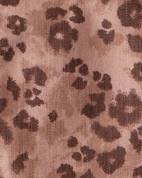 Product image 3 of Girls Cheetah Print Short-Sleeve Dress - Brown