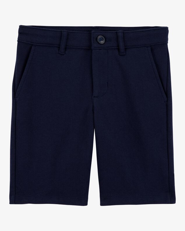 Product image 1 of Kid Ponte Knit Uniform Pants - Navy