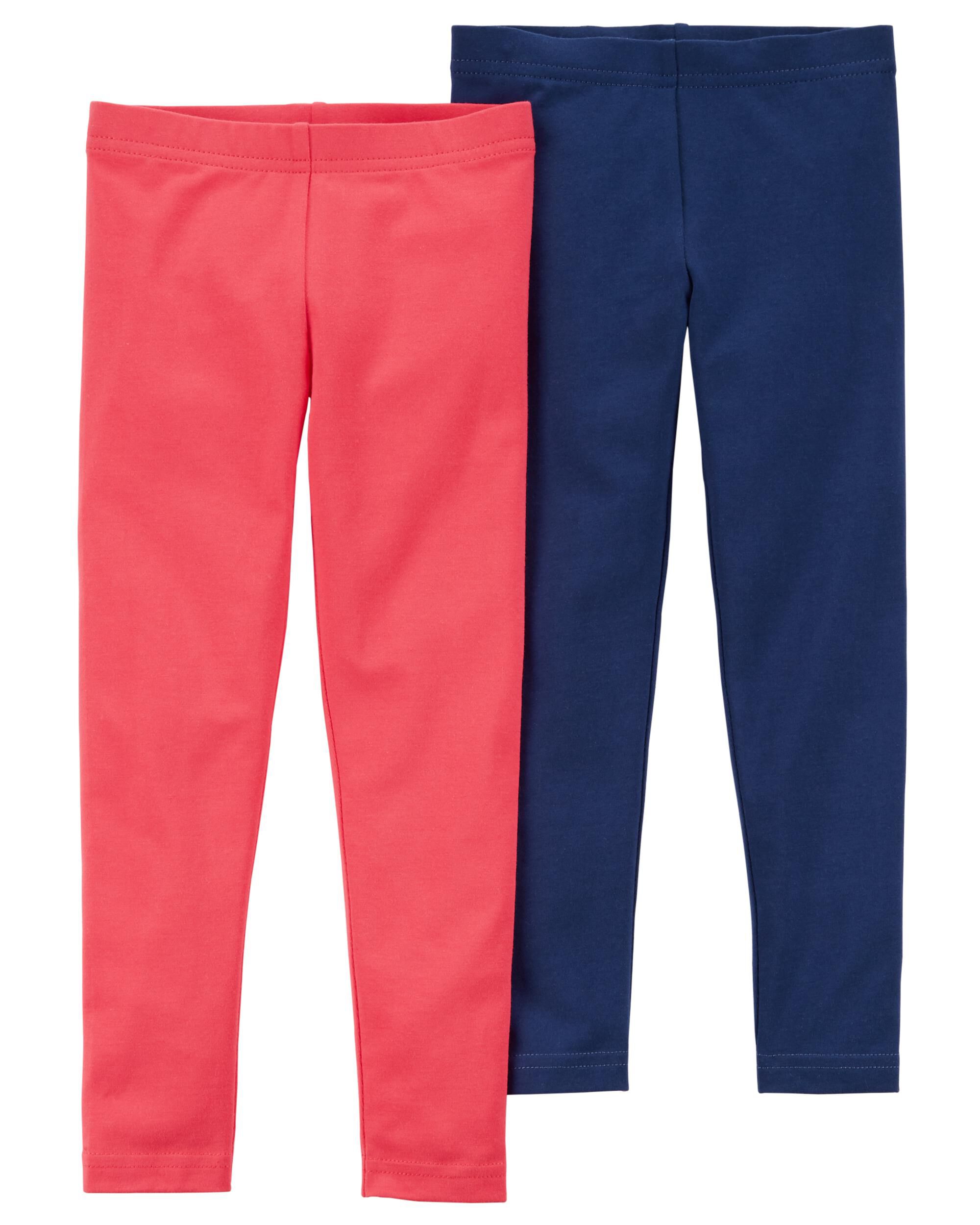 NEW Just One You by Carter/'s Boys 2 Pairs Pants Red /& Navy Blue 6m Bottoms