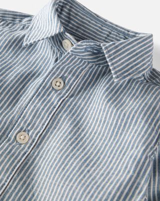 Product image 2 of Baby Linen Button-Front Shirt Made with Organic Cotton