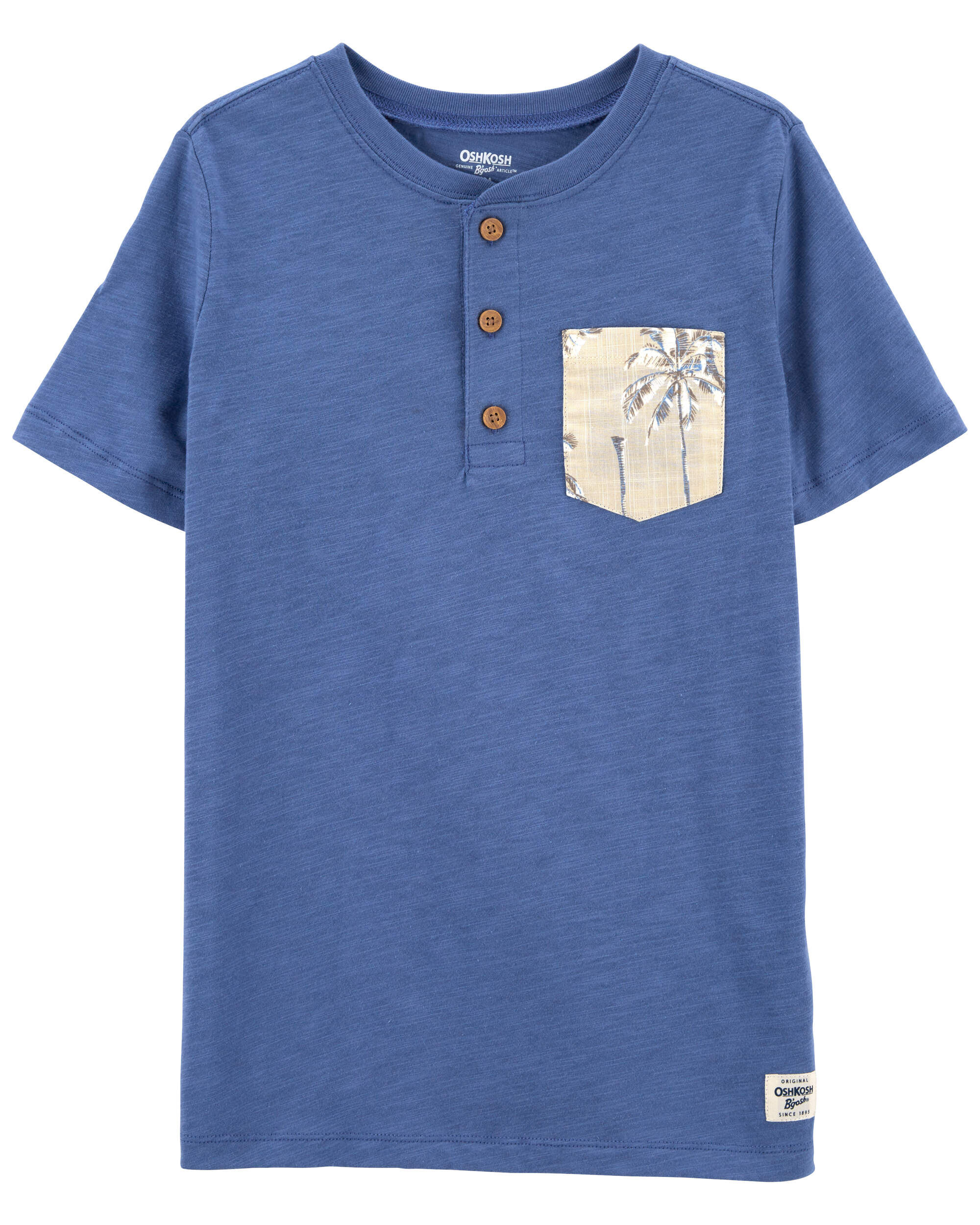 Kid Henley Pocket Tee - OshKosh | Carter's
