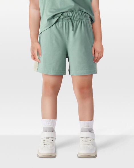  Product image 2 of Toddler Colorblock Pull-On Active Shorts - Green