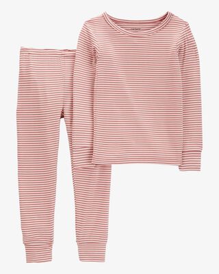 Product image 1 of Toddler 2-Piece Striped PurelySoft Pajamas