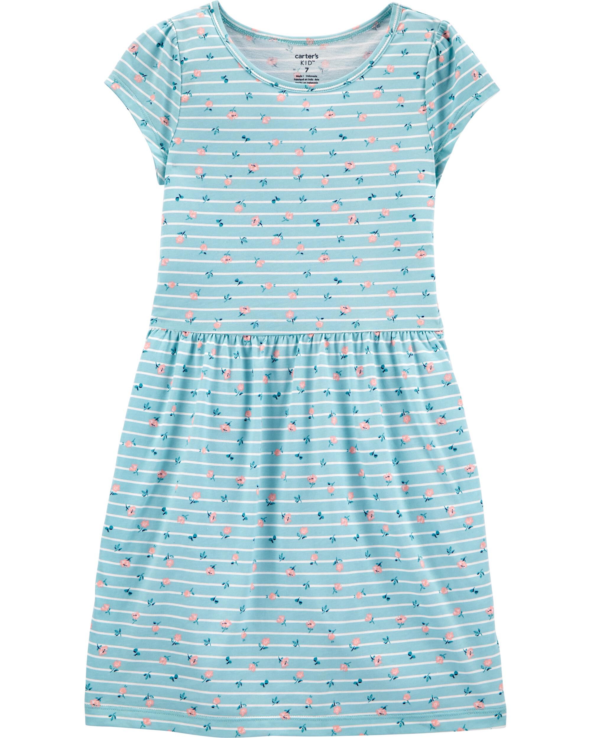 Floral Jersey Dress