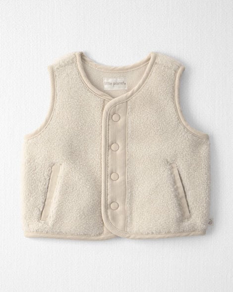 Baby Recycled Teddy Fleece Vest