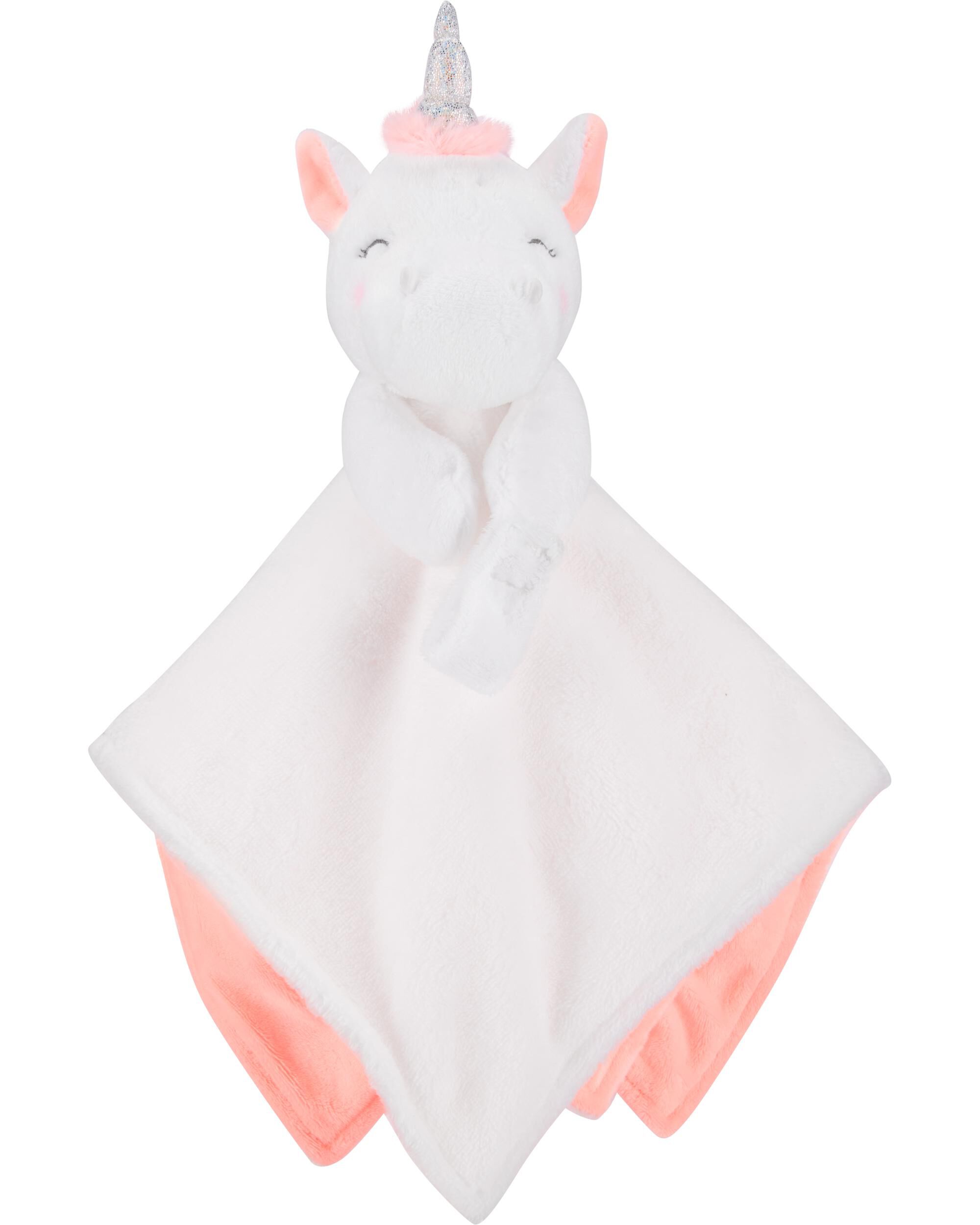 carter's unicorn plush security blanket
