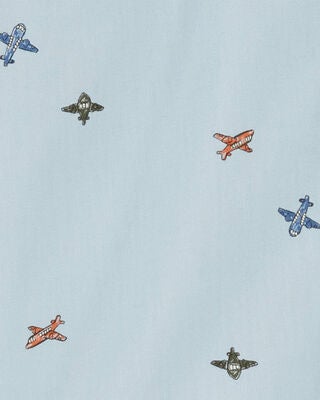 Product image 2 of Toddler 2-Piece Airplane Button-Down Shirt & Pant Set