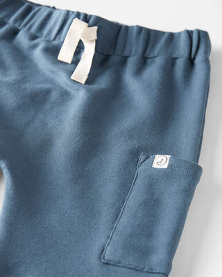 Product image 2 of Toddler 2-Pack Organic Cotton Pants - Deep Teal/Heather Grey