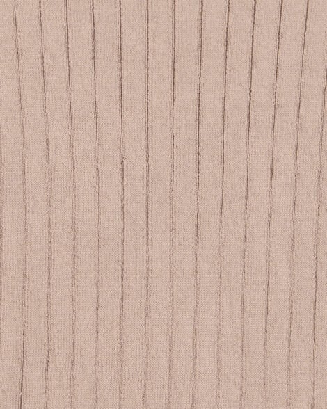  Product image 2 of Kid Ribbed Long-Sleeve Sweater - Brown