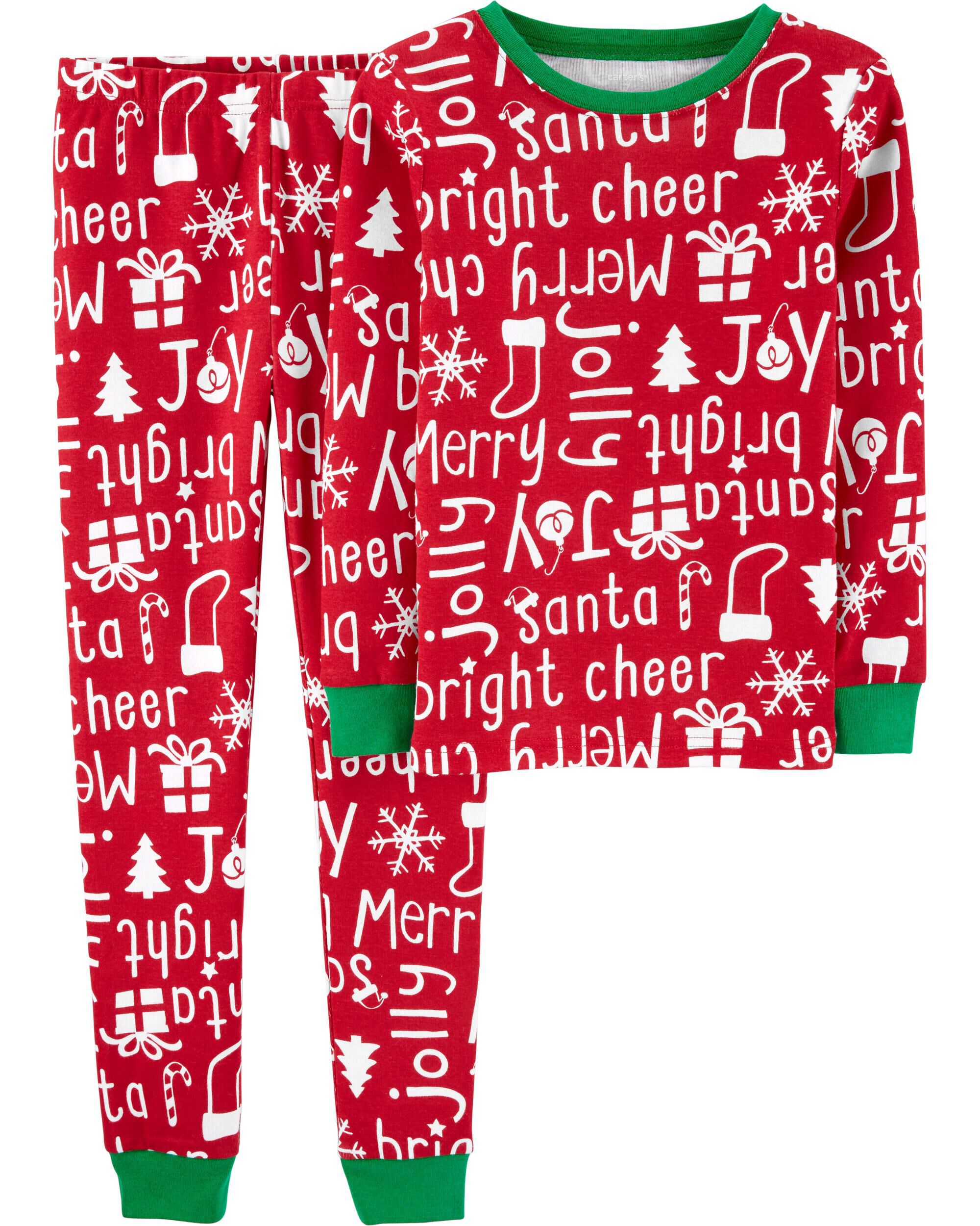 carters christmas pajamas baby