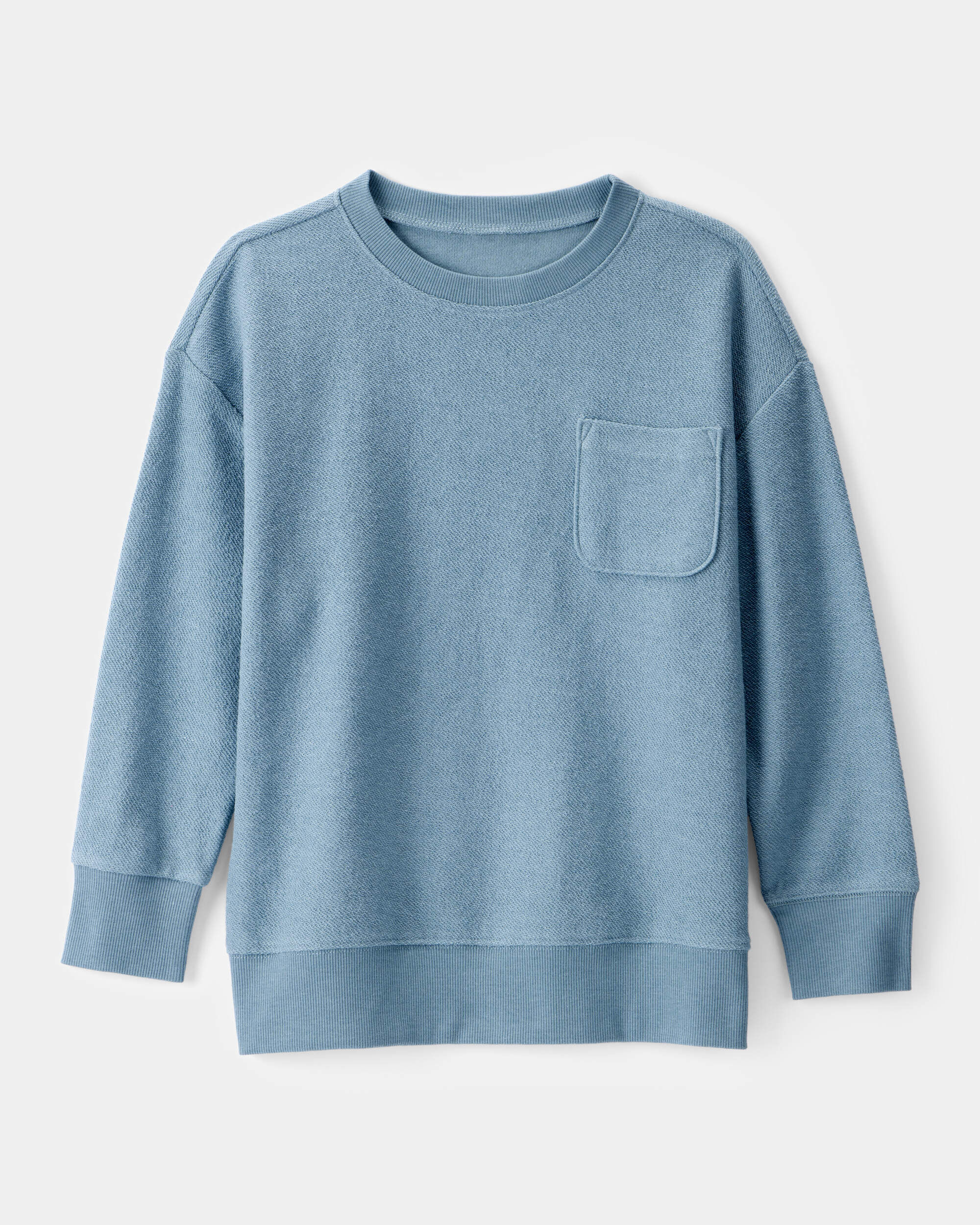 Boys Race Car Cotton Pullover Sweatshirt - Blue - OshKosh