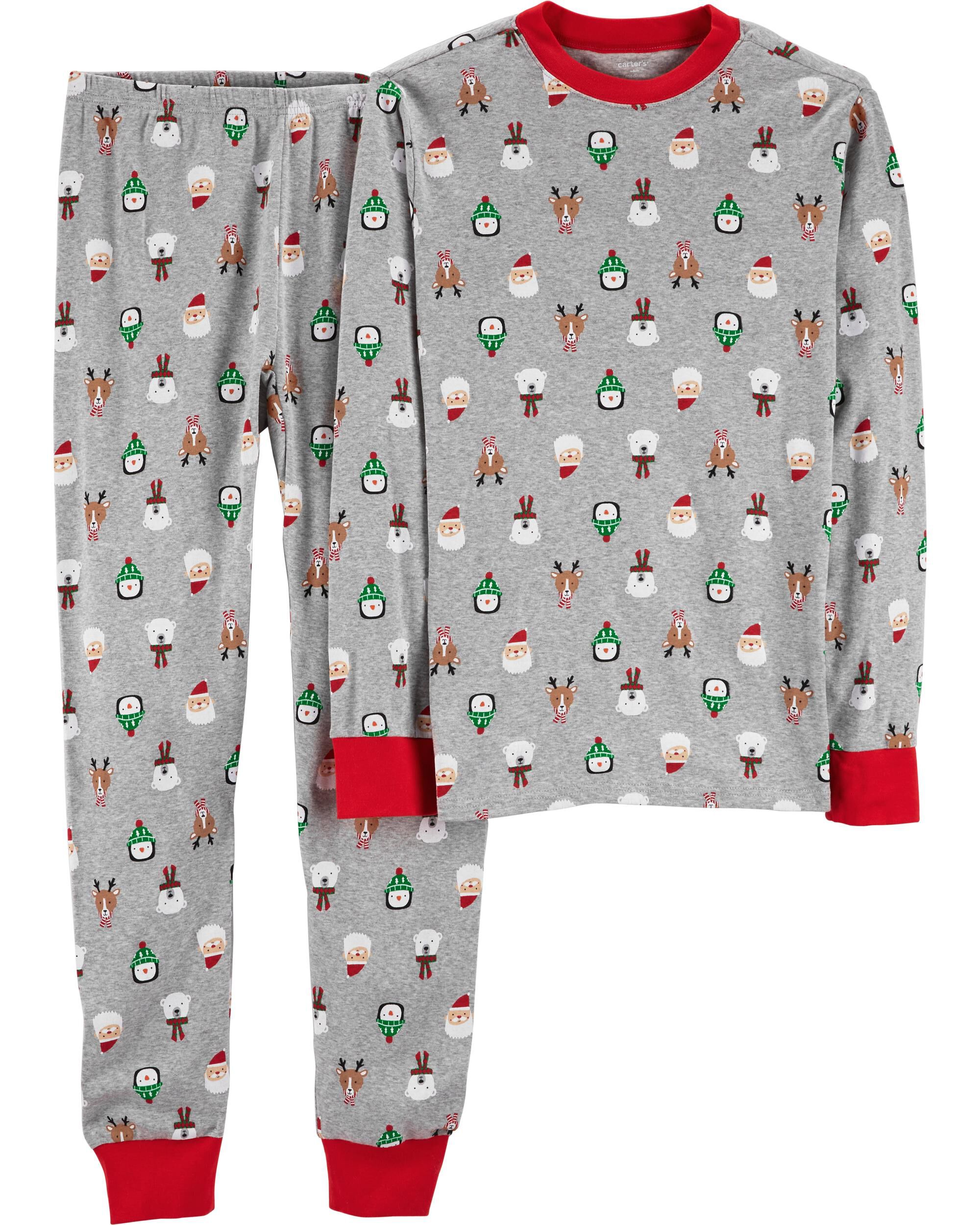 2-Piece Adult Christmas Cotton PJs | carters.com
