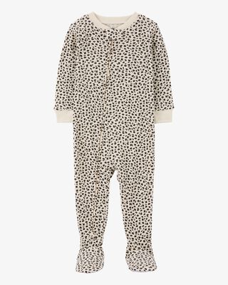 Product image 1 of Toddler 1-Piece Floral Thermal Footie Pajamas