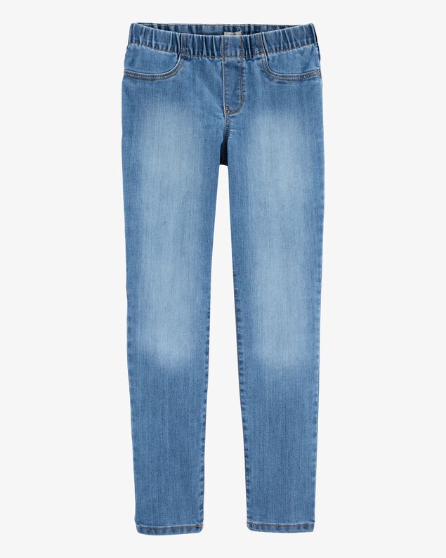 Product image 1 of Kid Medium Blue Wash Elastic-Waist Jeggings