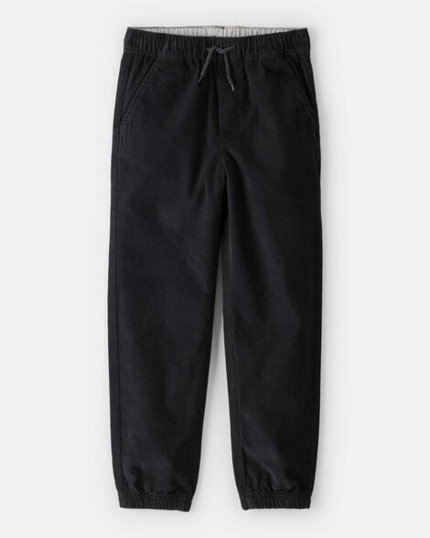 boys corduroy joggers - black
