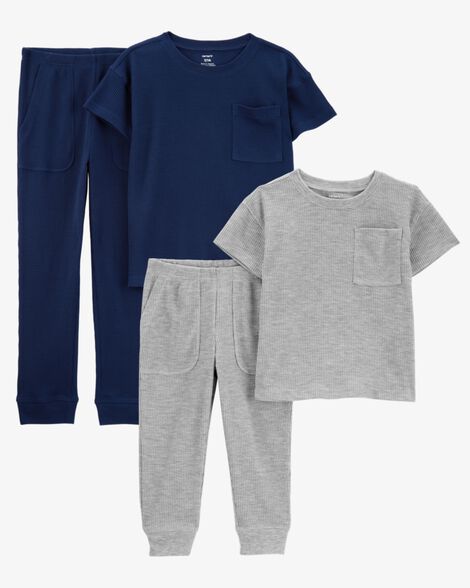 Product image 1 of Toddler 4-Piece Loose Fit Pajamas