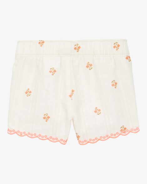  Product image 2 of Baby Floral Seersucker Shorts - Cream