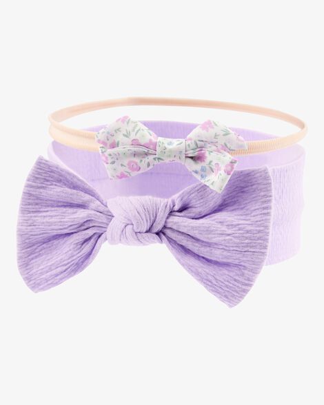  Product image 1 of Baby 2-Pack Headwraps - Purple