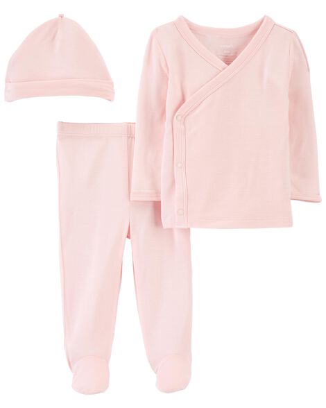 Baby 3-Piece PurelySoft Side-Snap Set - Carter