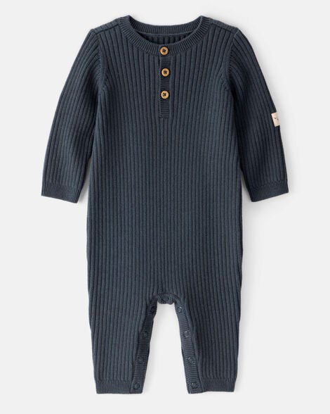  Product image 4 of Baby Button-Down Sweater Jumpsuit