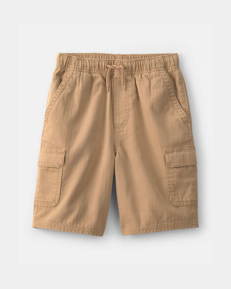 Boys Cargo Shorts - Brown