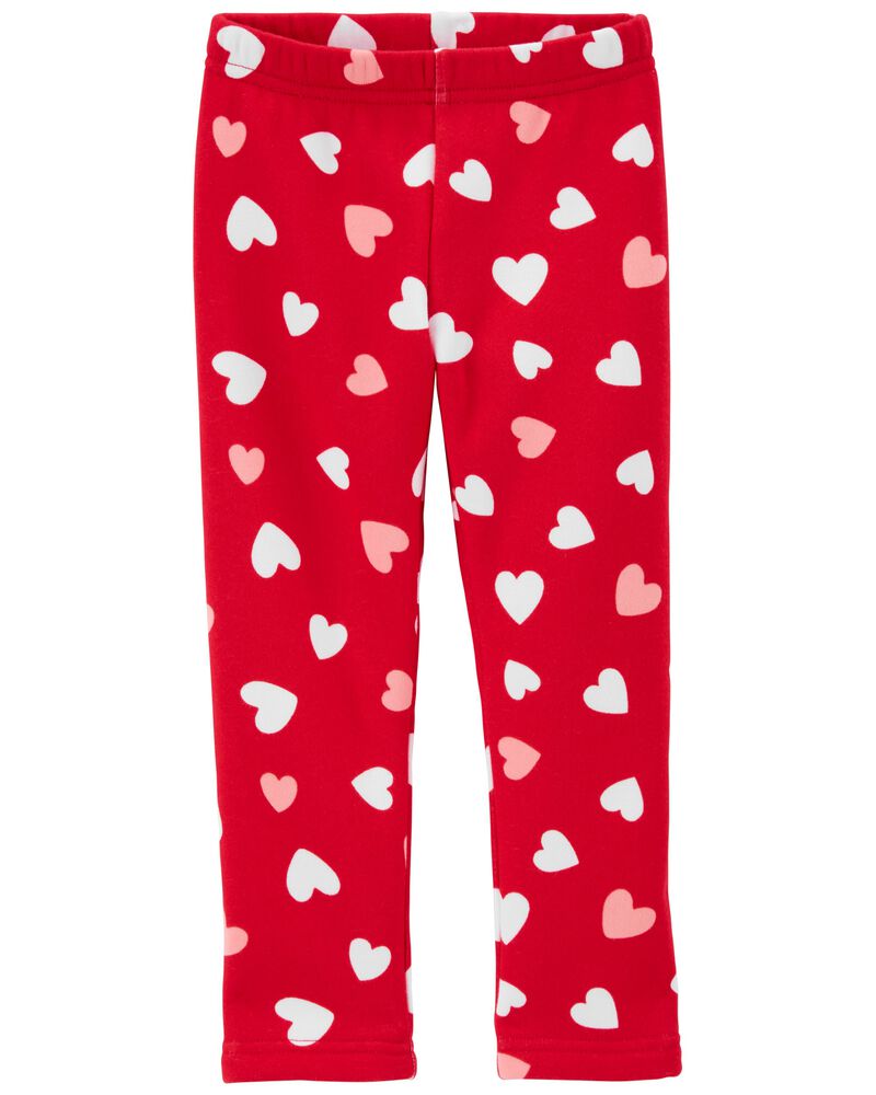 Toddler Heart Cozy Leggings, , hi-res