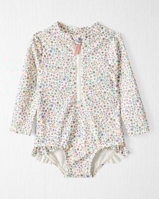 Product image 1 of Baby Girl Recycled Ruffle Swimsuit