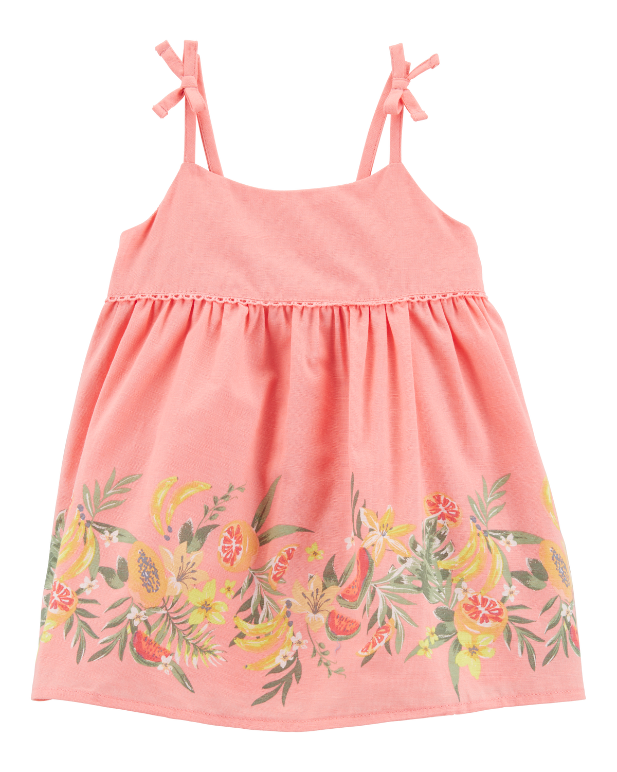 Baby Poplin Floral Print Dress - Pink - OshKosh | Carter's Baby Poplin Floral Print Dress - Pink - OshKosh | Carter's