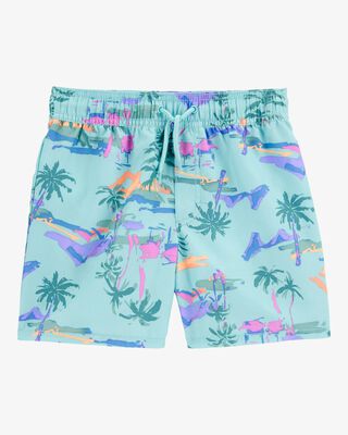 Product image 1 of Kid Tropical-Print Pull-On Swim Trunks