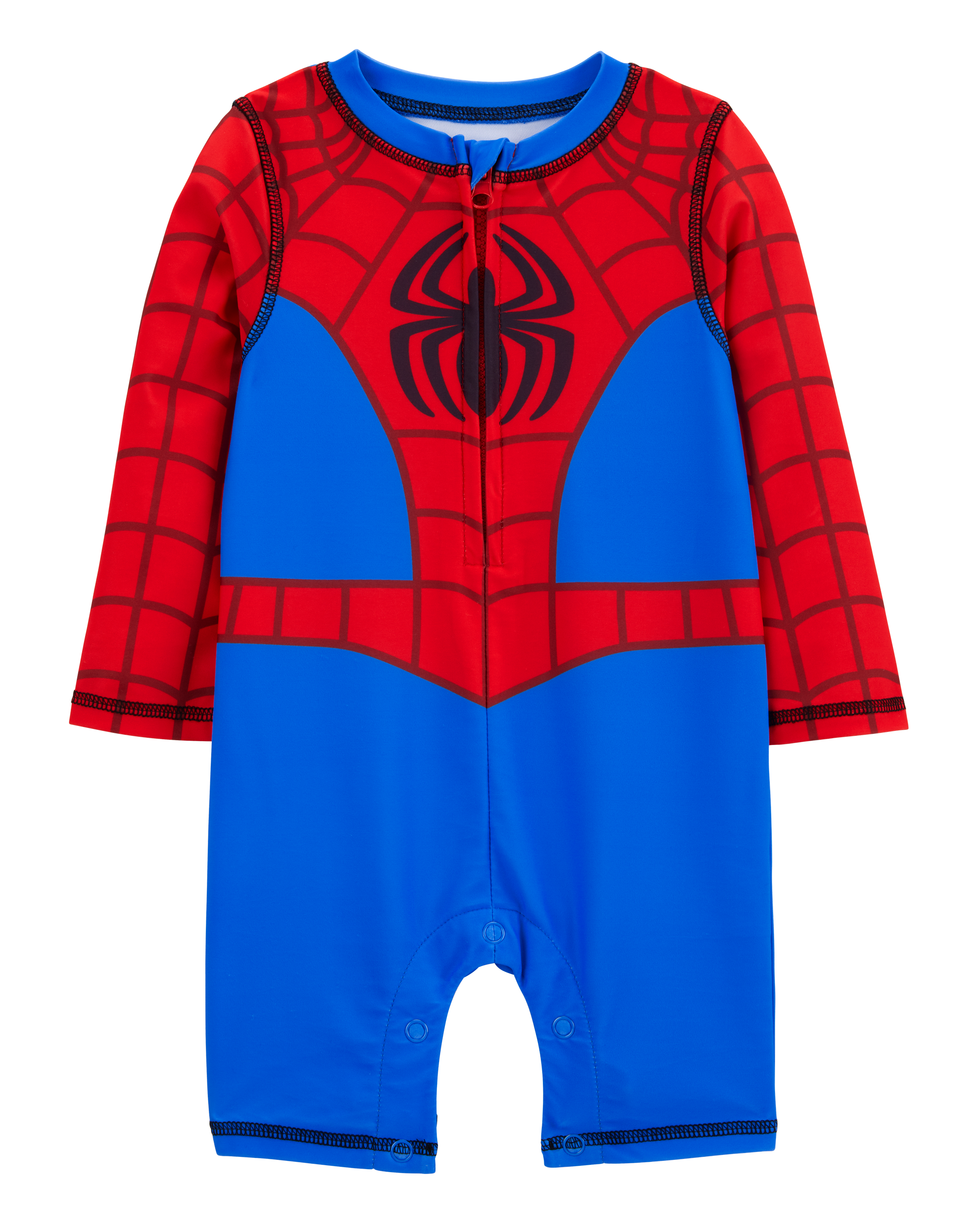 Baby Marvel™ Spider-Man 1-Piece Rashguard Swimsuit - Blue/Red