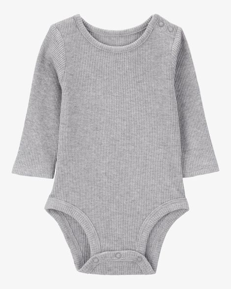 Product image 1 of Baby Waffle Knit Long-Sleeve Bodysuit
