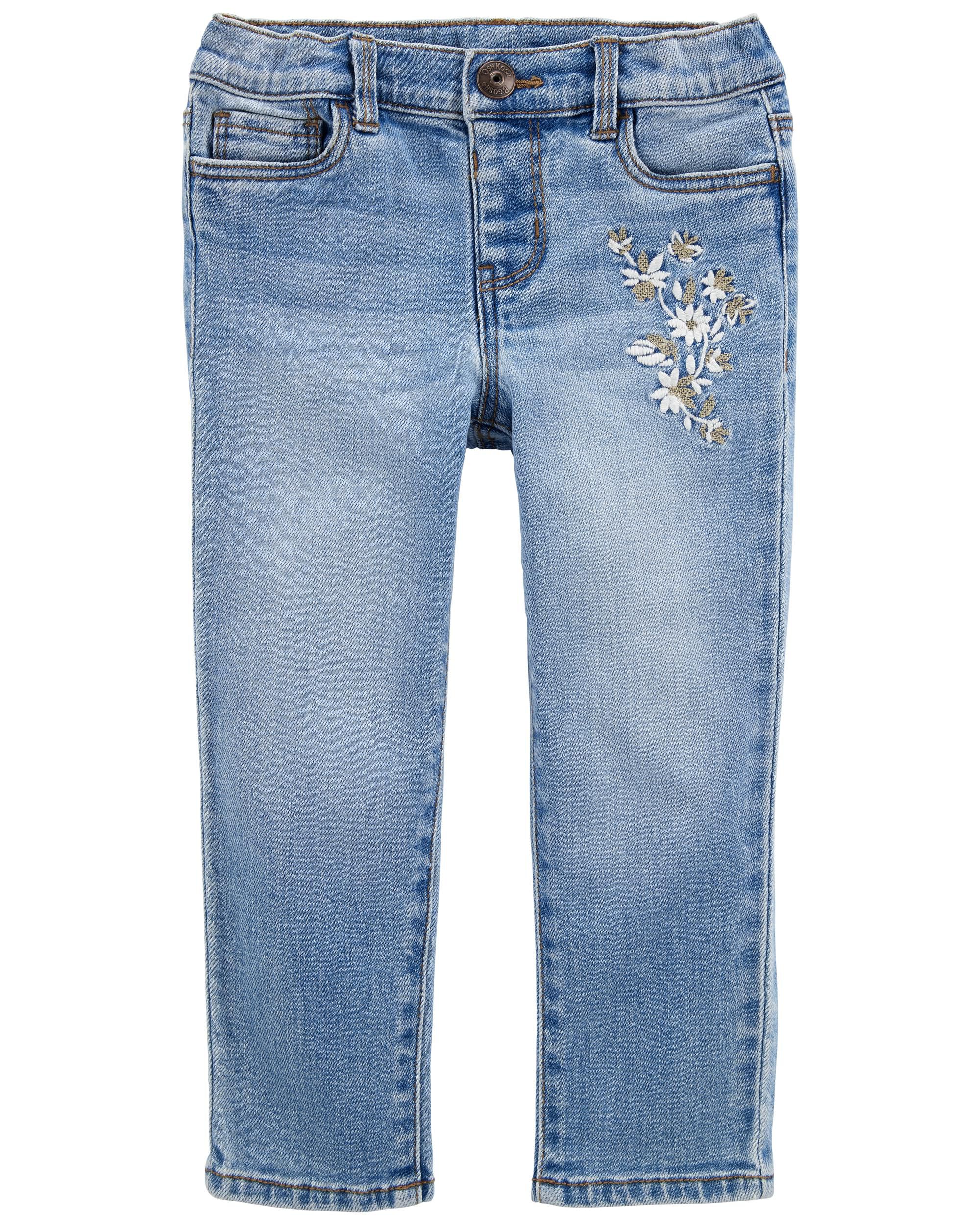 Carters baby girl jeans clearance