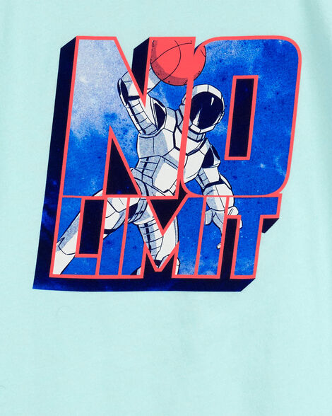  Product image 2 of Kid Astronaut Basketball Graphic Tee