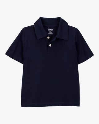 Product image 1 of Toddler Pique Uniform Polo Shirt - Navy