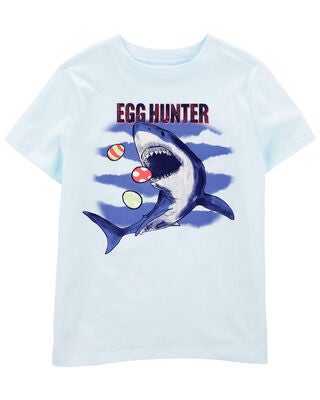 Product image 1 of Kid Egg Hunter Shark Graphic Tee