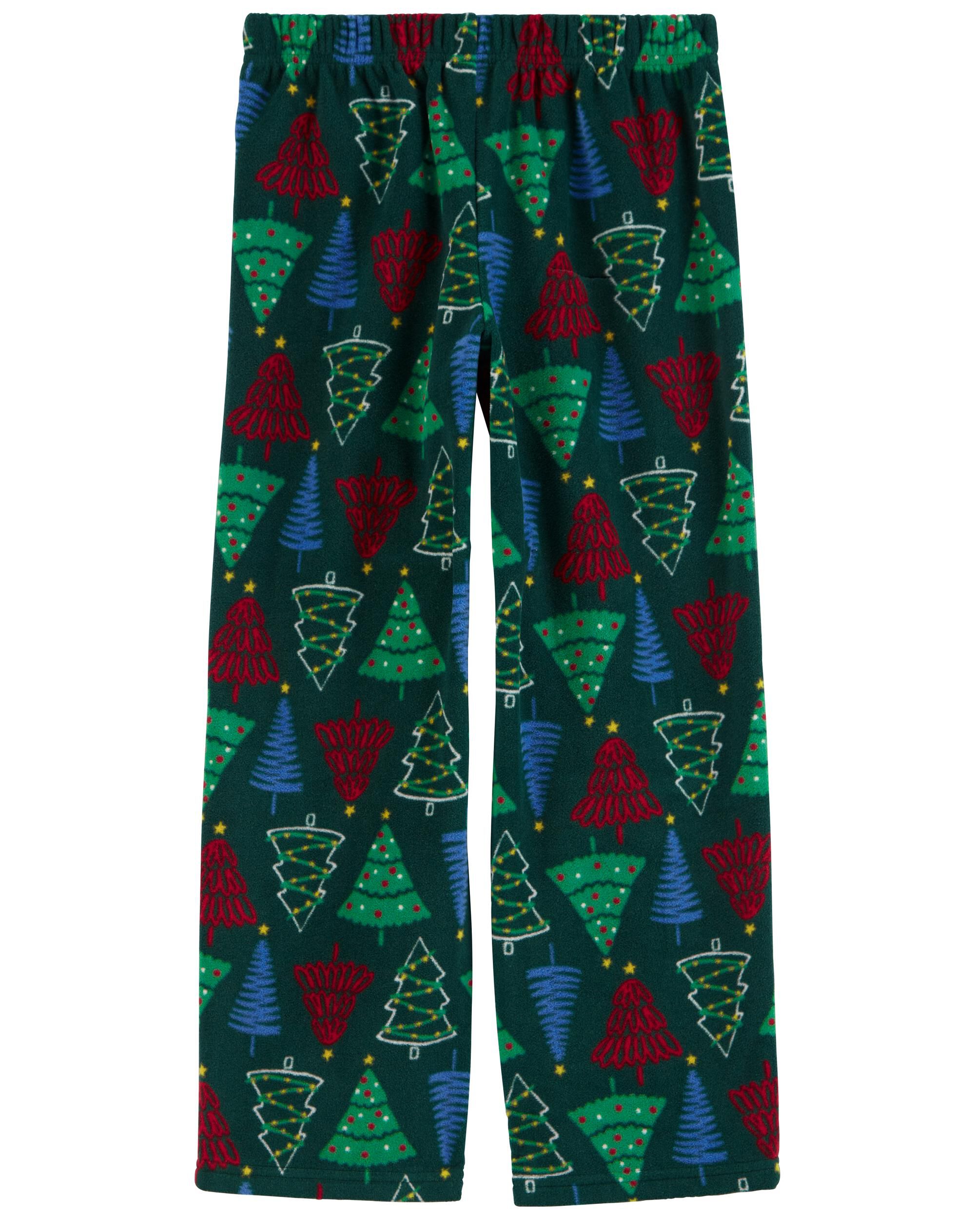 Fuzzy christmas pajama pants clearance