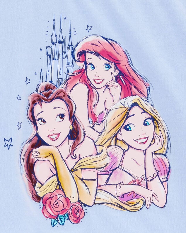 Product image 2 of Kid Disney© Princess  Loose-Fit 2-Piece Pajamas - Blue