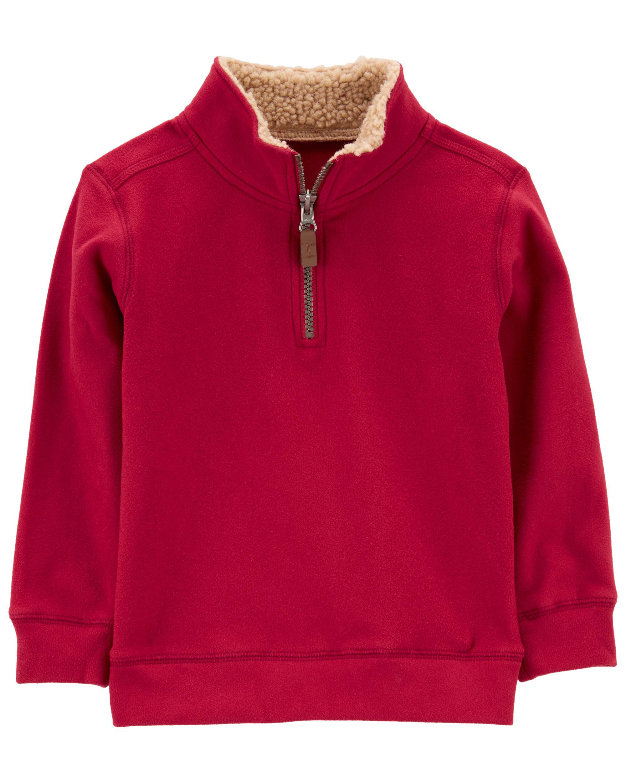 Toddler half zip pullover hot sale