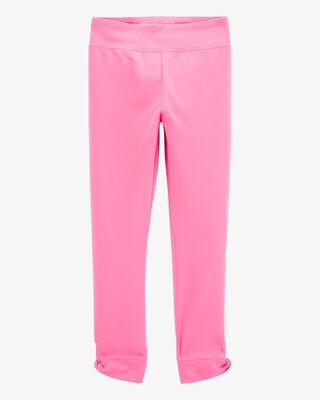 Product image 1 of Kid High-Rise Twisted-Hem Pants - Pink
