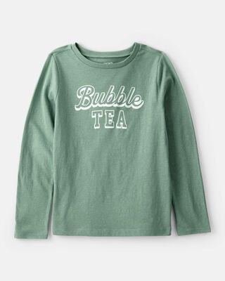 Girls Always Sweet Long-Sleeve Graphic Tee - Grey