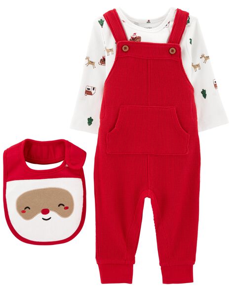  Product image 1 of Baby 3-Piece Santa Outfit Set