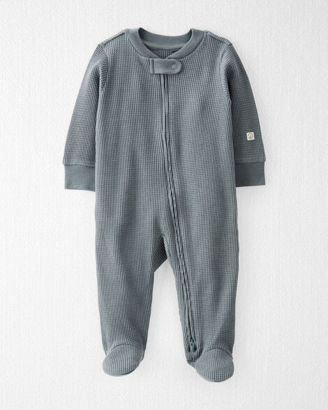  Product image 1 of Baby Organic Cotton Waffle Knit Sleep & Play Pajamas