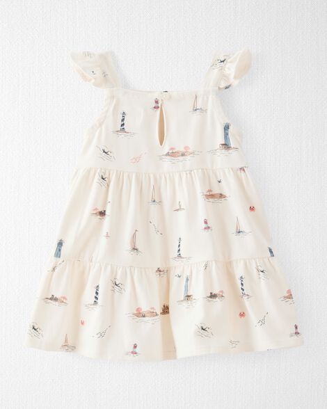  Product image 2 of Baby Organic Cotton Dress in Coastal Vacation Print
