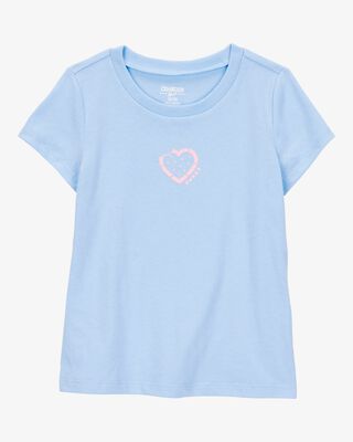 Product image 1 of Toddler Heart Short-Sleeve Graphic Tee - Blue
