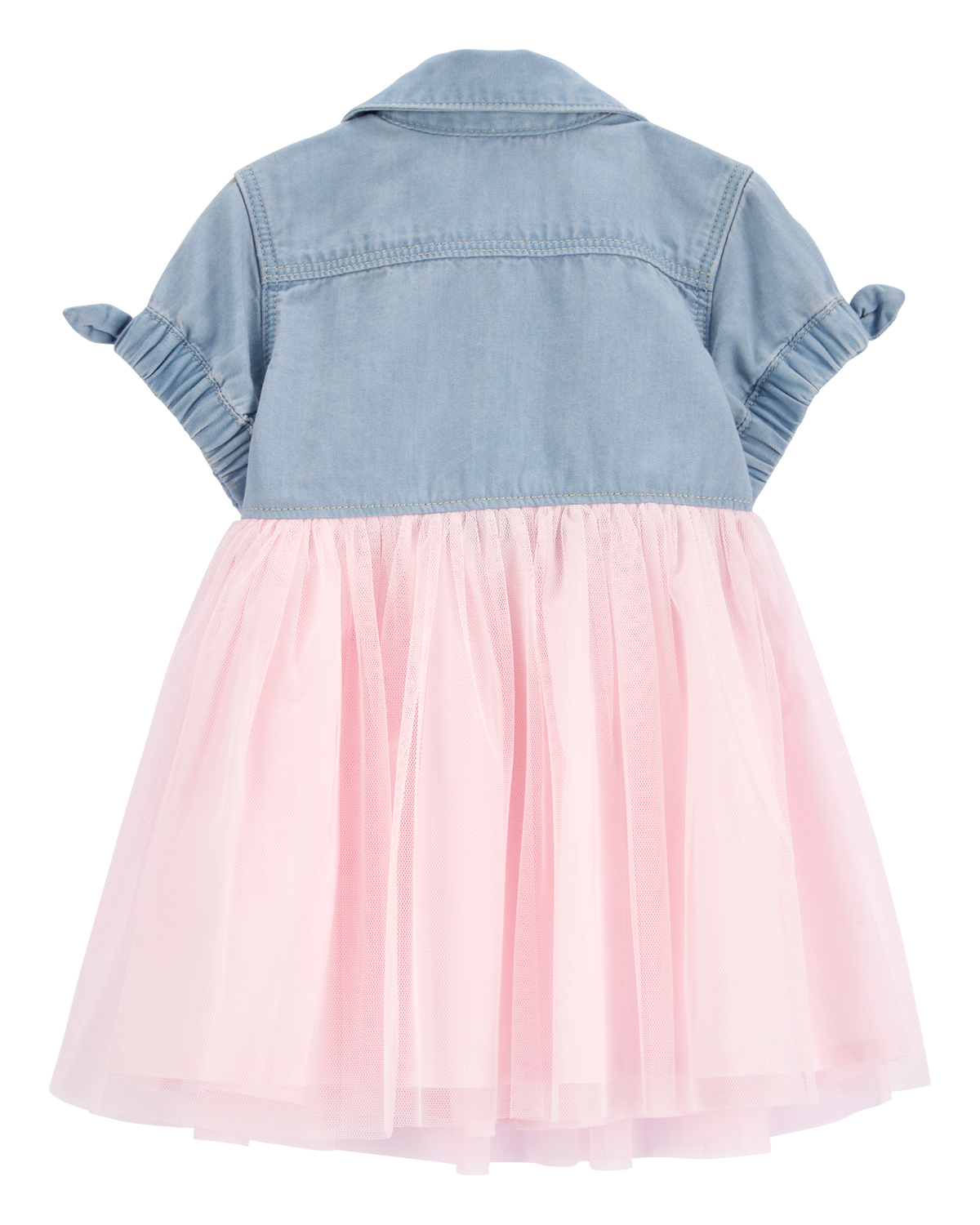 Baby Denim Shirt Dress With Tulle Skirt - OshKosh | Carter's