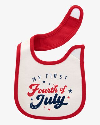 Product image 2 of Baby My First Fourth Of July Teething Bib