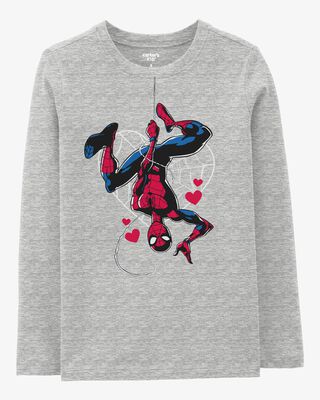 Product image 1 of Kid Spider-Man Valentine's Day Tee - Grey