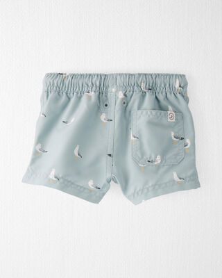 Product image 2 of Baby Recycled Seagull-Print Swim Trunks