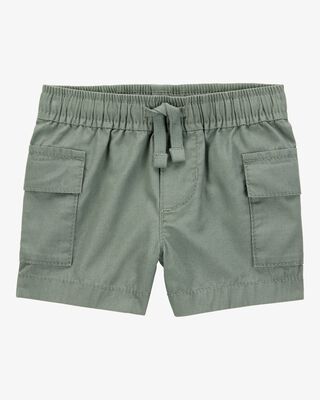 Product image 1 of Baby Cargo Drawstring Shorts - Green